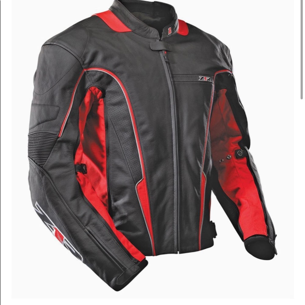 🆕🔥$55🔥Z1R Men’s Dart Motorcycle Jacket Red (L)